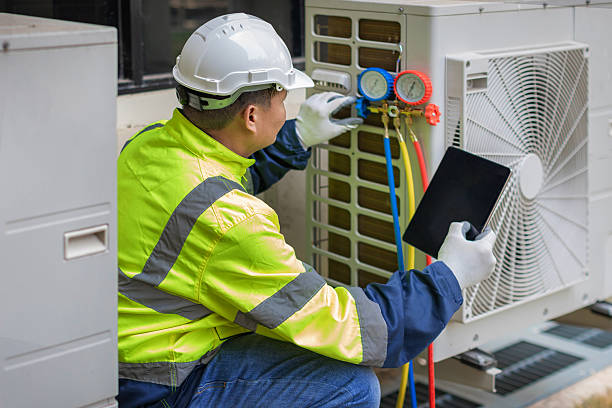 Professional Ductwork Repair technician working in Roanoke, TX